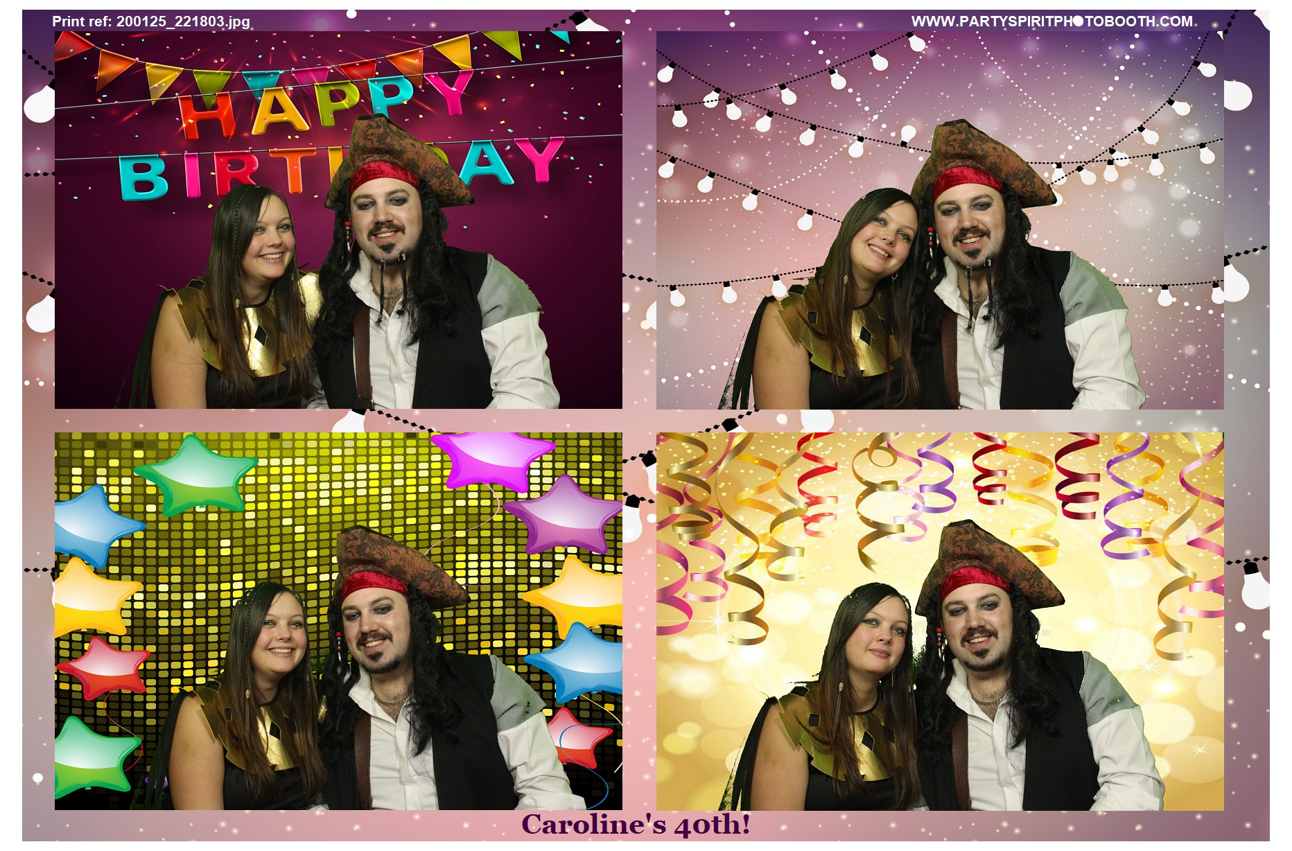 Caroline’s 40th | View more photos from the event at gallery.partyspiritphotobooth.com/u/PartySpiritPhotoBooth/Caroline’s-40th